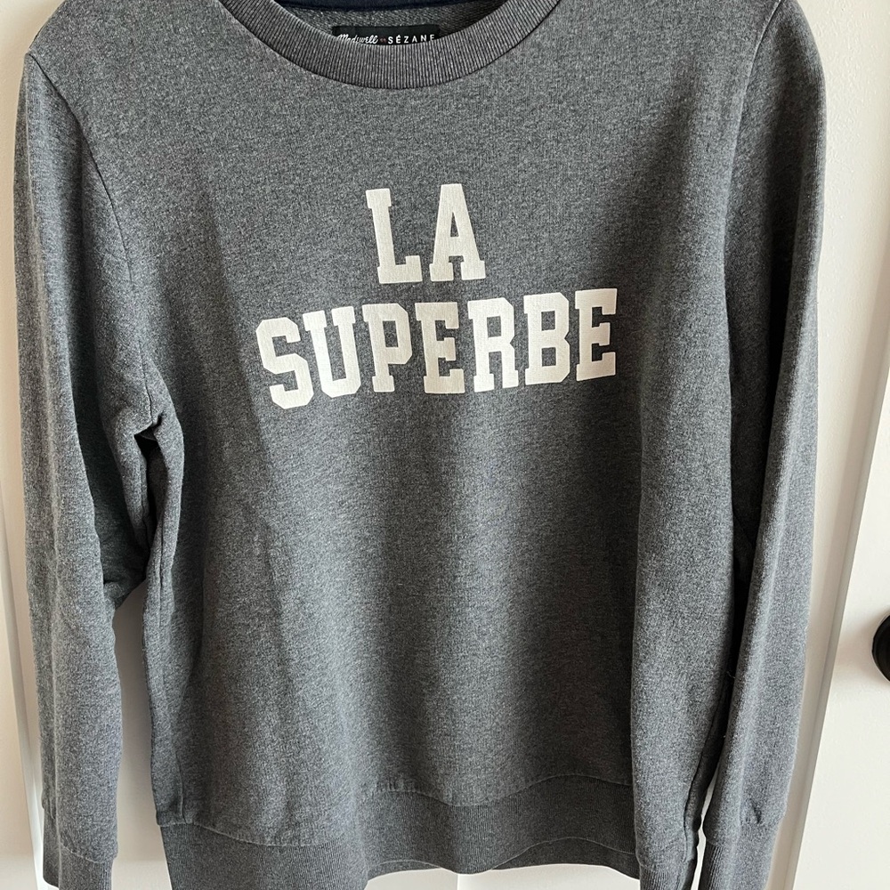 Madewell x Sexane Gray 'La Superbe' Sweatshirt
